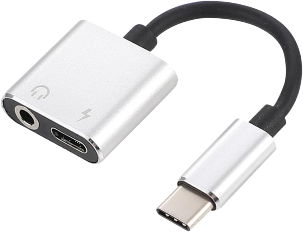 Subzonal USB-C to 3.5mm Jack Headphone Adapter Cable for USB-C Phone Listening Music and Answering Calls