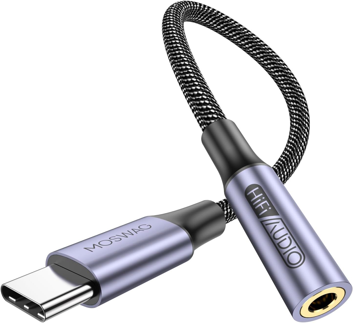 Adaptador USB C a 3.5 mm para auriculares