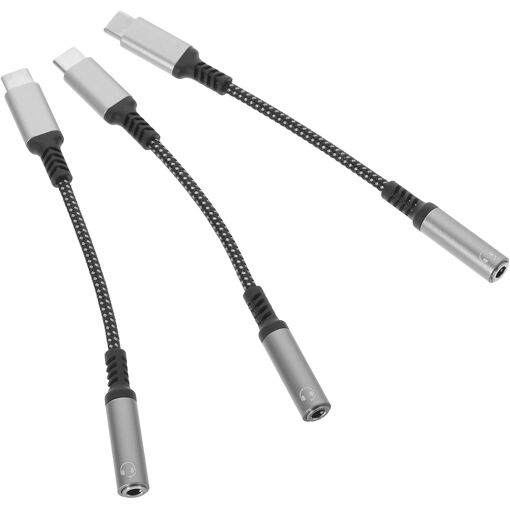 Subzonal 3-Piece USB-C to 3.5mm Audio Adapter