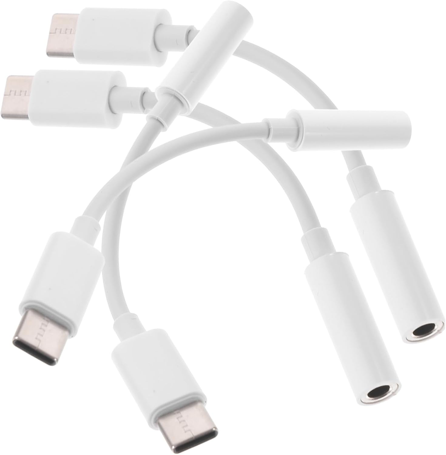 Adaptador de audio USB tipo C Subzonal de 4 piezas para cable de auriculares