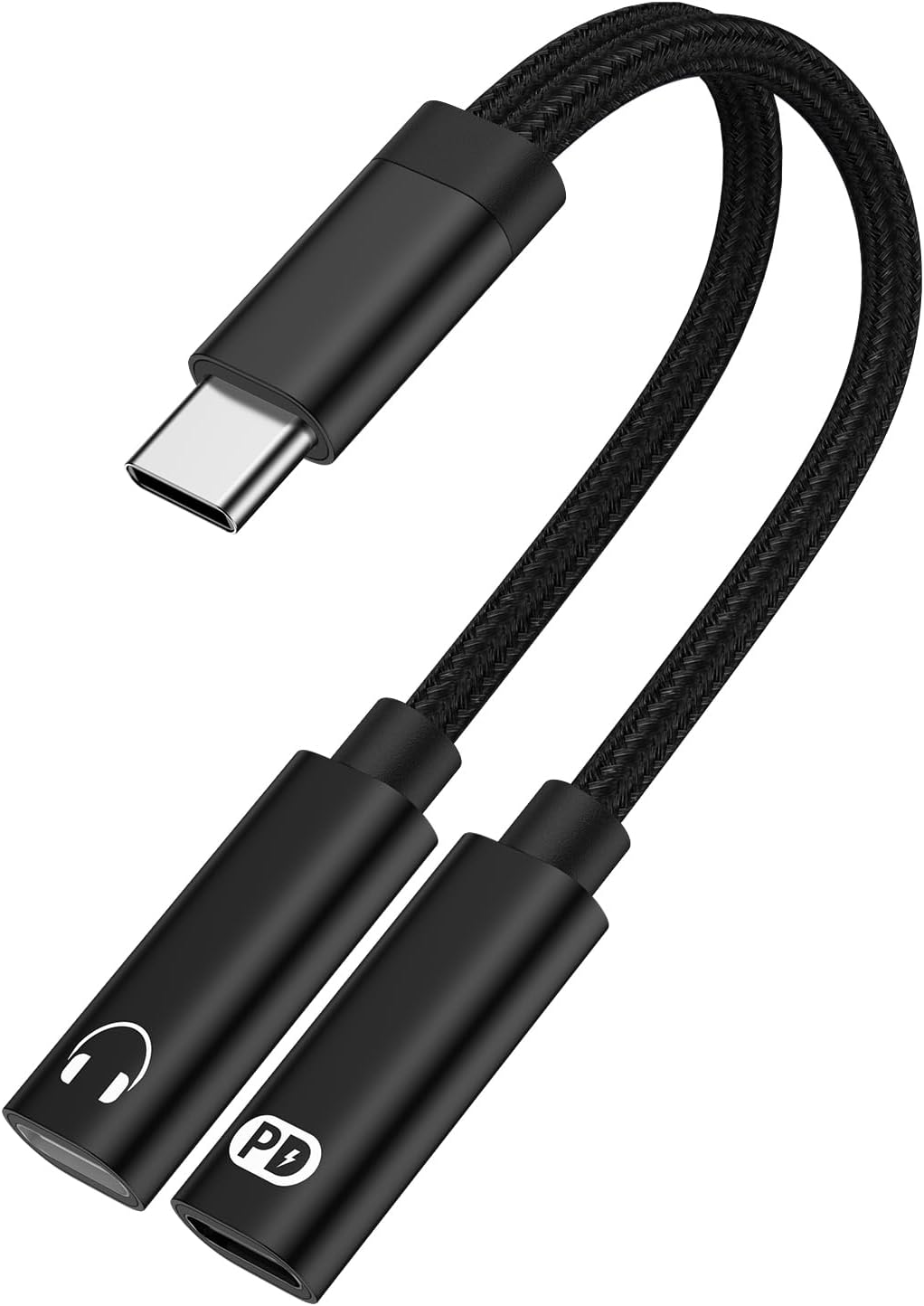 USB-C Adapter for Headphones and Charger
