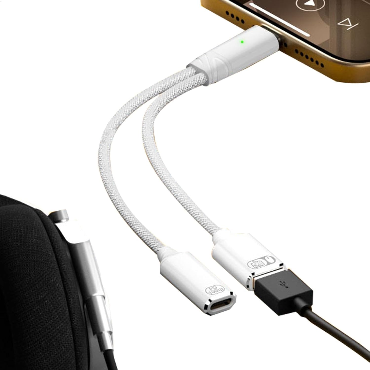 Adaptador Divisor USB-C