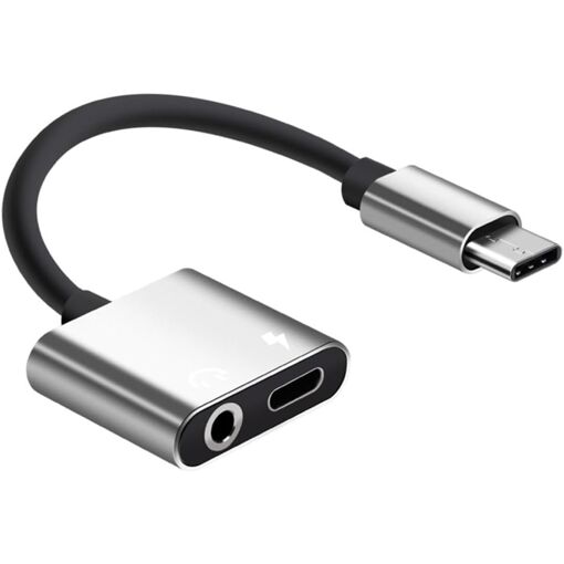 Adaptateur Subzonal USB-C vers Jack 3,5 mm pour Téléphone avec Sortie Audio - Charger et Écouter en Même Temps