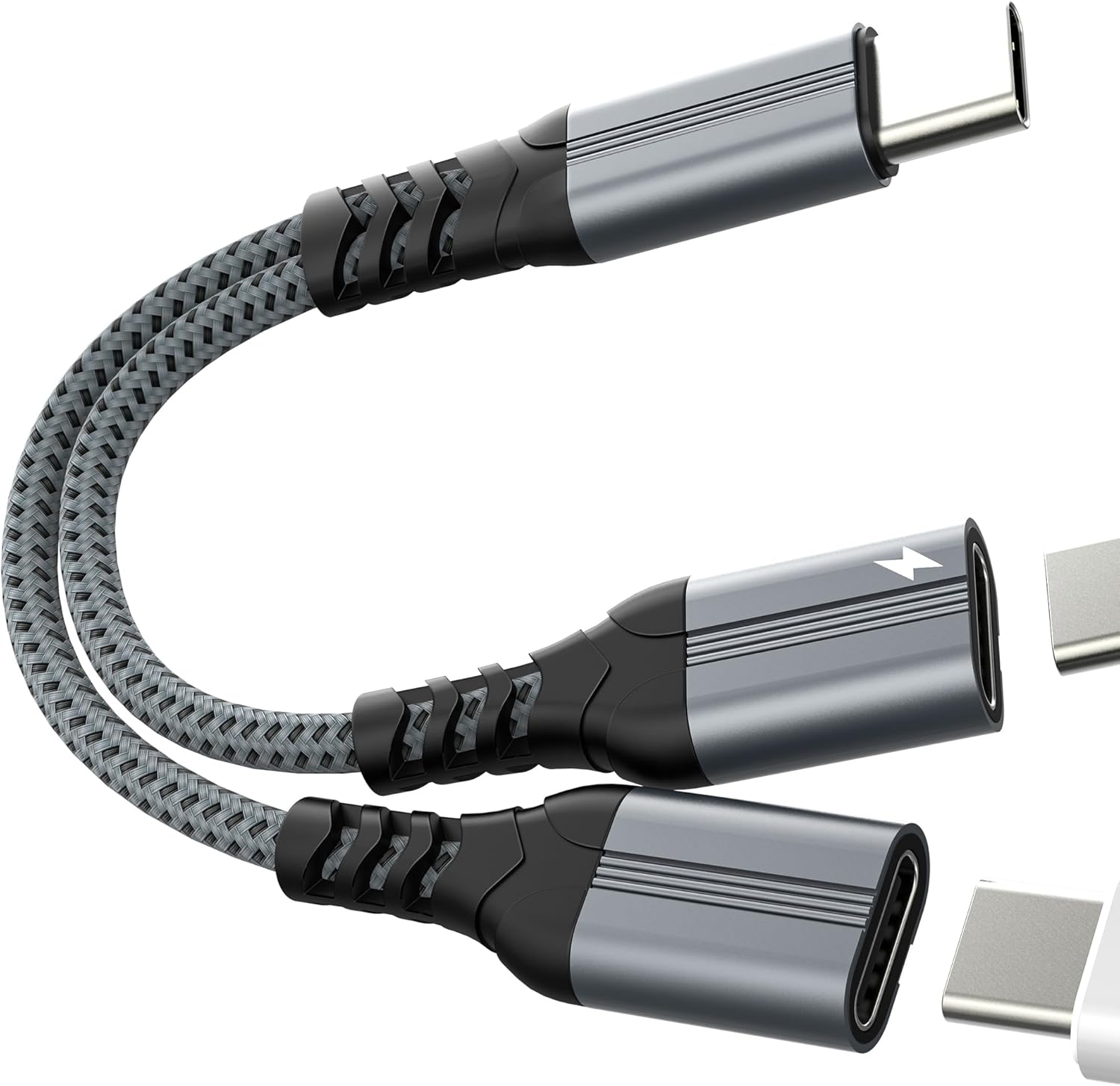 Adaptador Subzonal USB C (2 en 1) - Repartidor para auriculares iPhone 17/16/15 Pro Max USB C