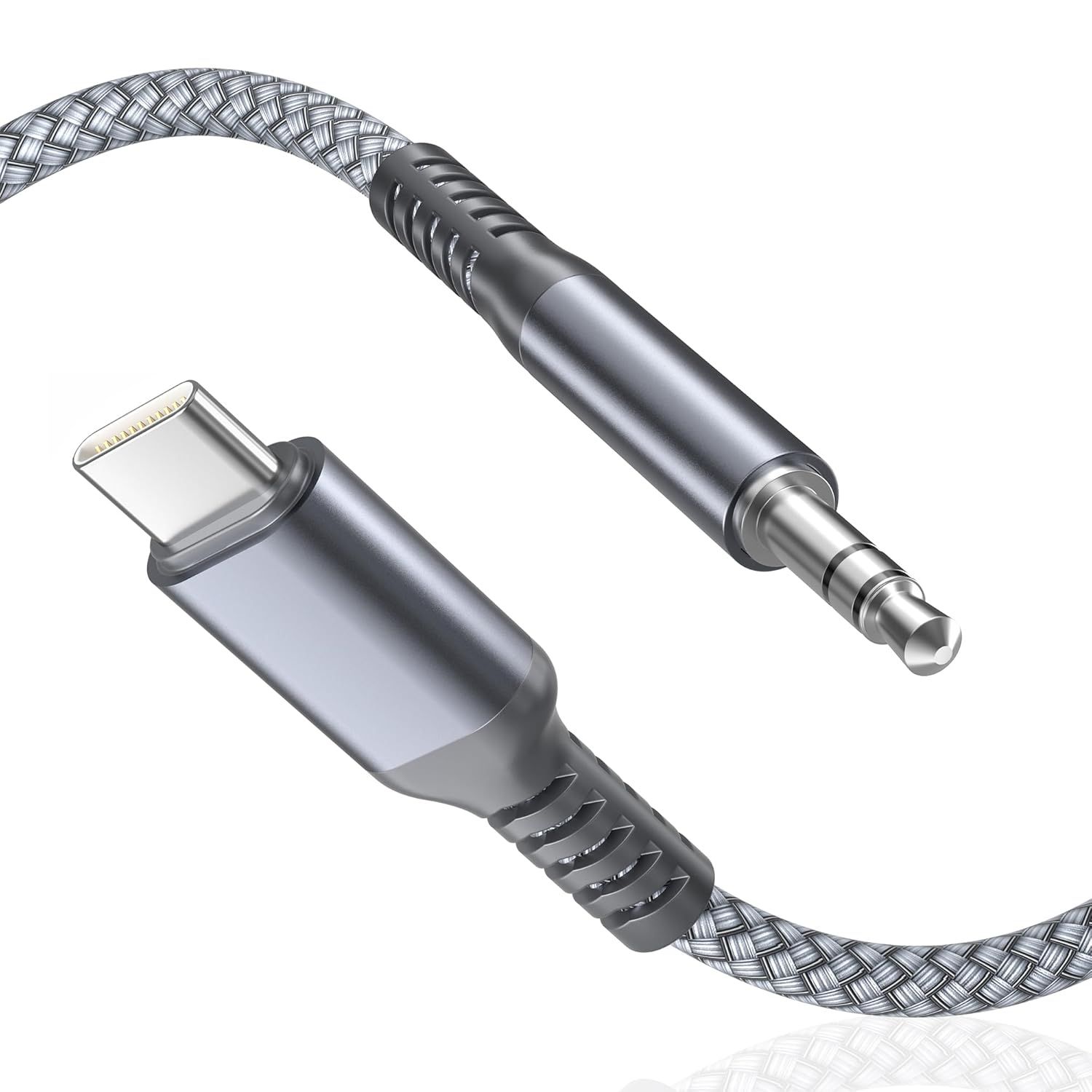 Câble auxiliaire Subzonal pour iPhone 17/16/Air 15, 1,2M adaptateur audio Type C vers 3,5mm, prise jack USB C stéréo pour voiture, Apple 15 Pro Max Plus, Samsung S26/S25/S24/S23/A56/A55, Z Fold, iPad