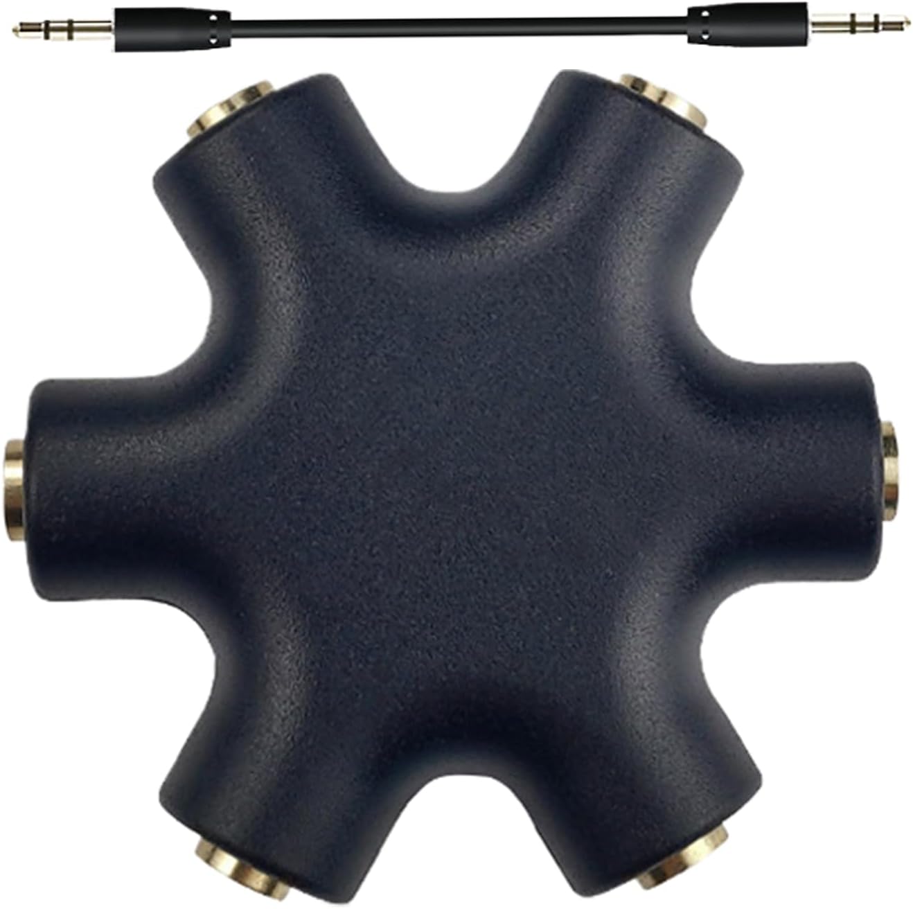 Répartiteur audio Subzonal, adaptateur jack stéréo 3,5 mm, partagez l'audio à votre ordinateur portable, téléphone, tablette