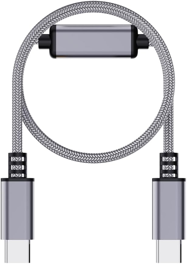USB to 3.5mm Cable Adapter - Nylon Rope for Speakers and Laptops
