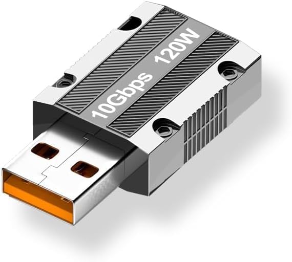 Subzonal USB-C to USB A Adapter (Reversible Connector, 10Gbps Data Transfer)