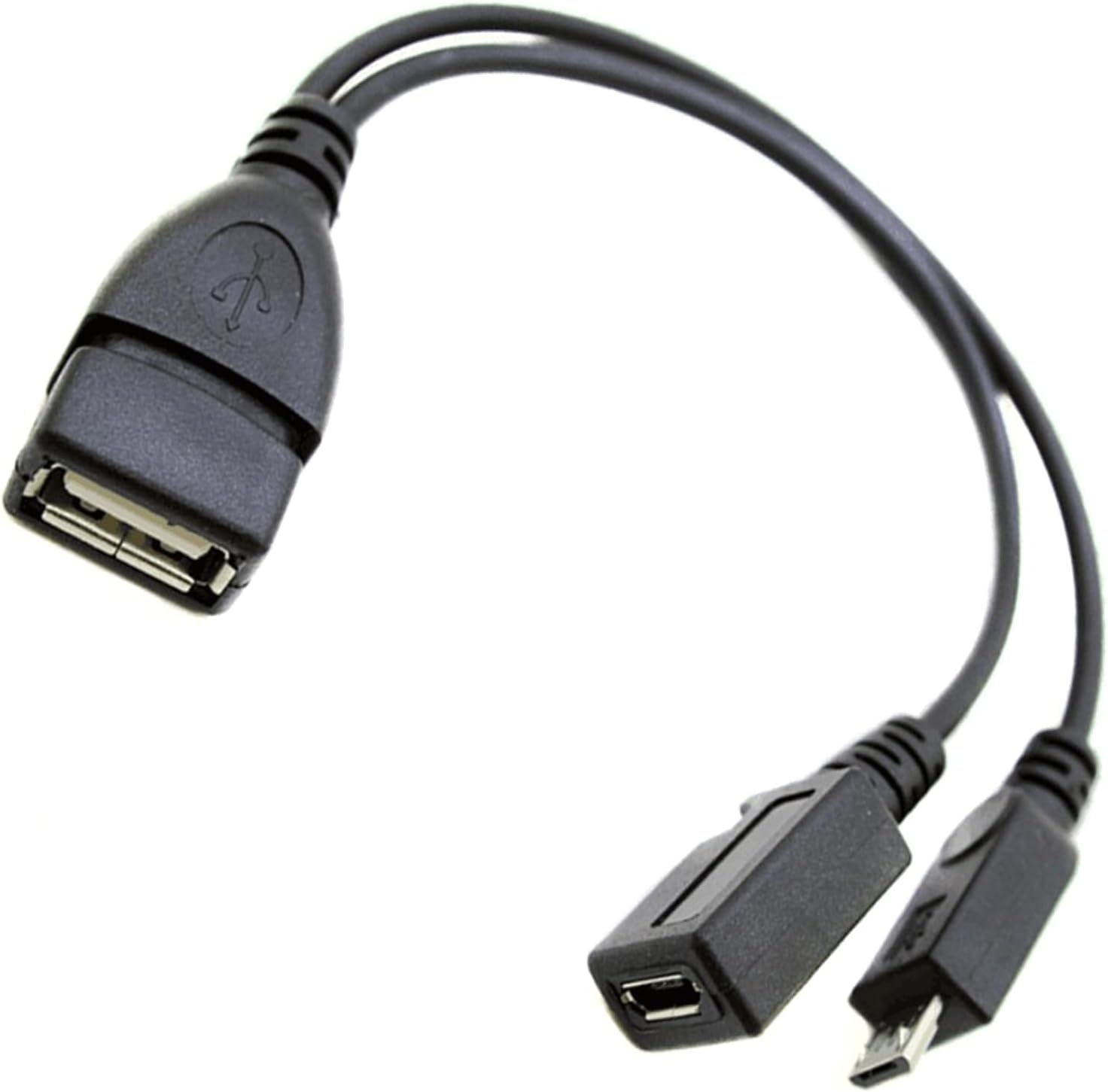 Adaptador USB de reemplazo Subzonal con cable de 20 cm - 480 Mbps alta velocidad OTG para teléfono y tableta