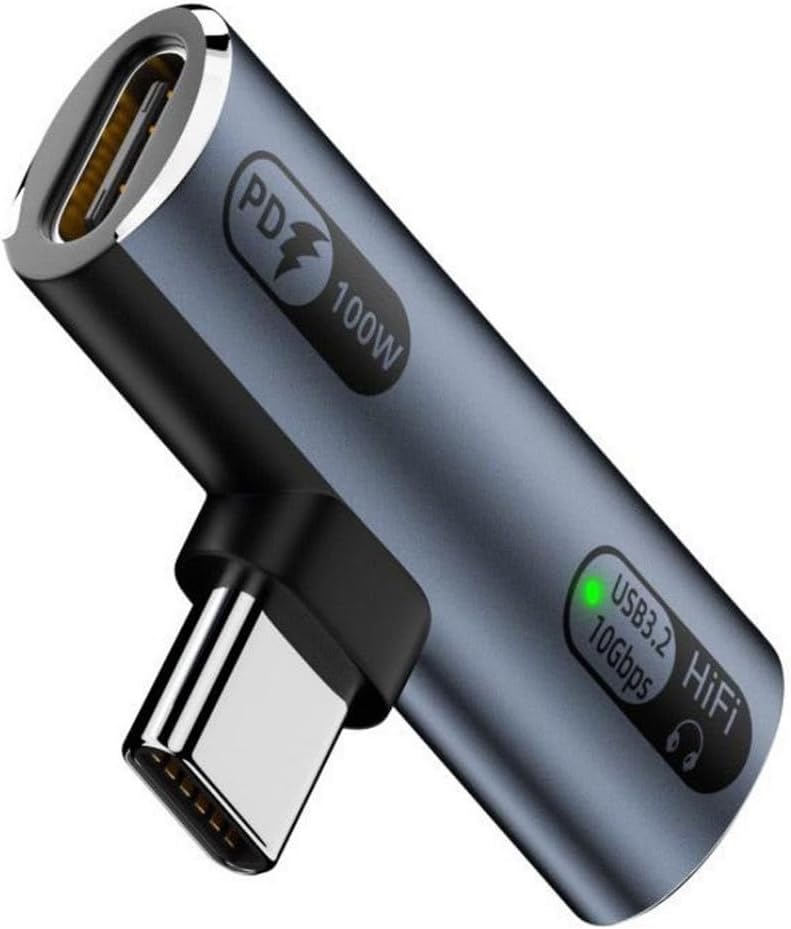 Adaptador Subzonal USB-C a Auriculares con Entrega de Potencia PD100W Multifuncional para 15 Dispositivos