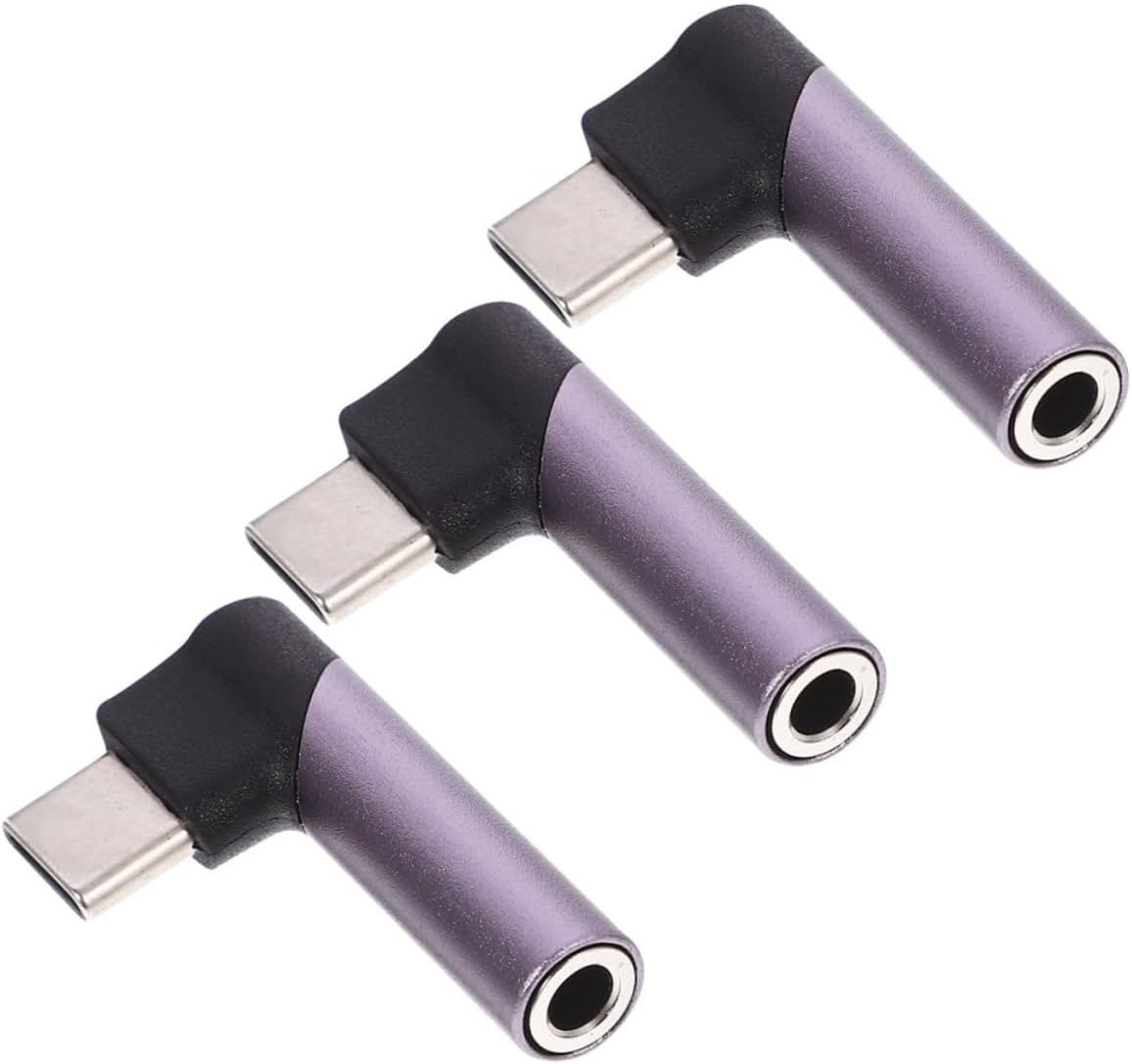 Subzonal 3-Piece USB C to Jack Adapter and Audio Cable for Smartphones - Compact, Elegant Design