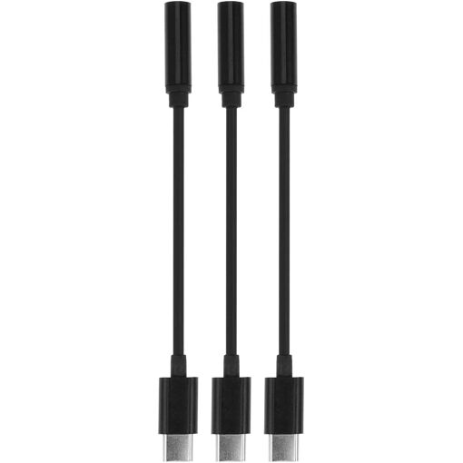 Kit de 3 Adaptadores Subzonal USB-C a 3.5 mm para Auriculares Estéreo