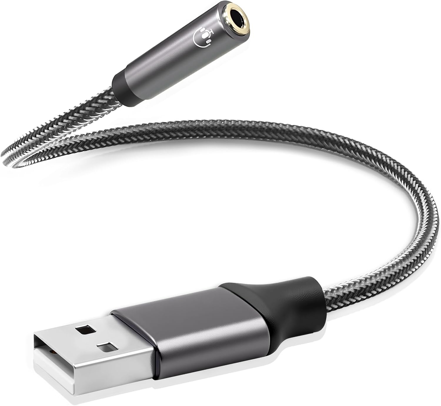 Adaptador USB a 3.5 mm para auriculares