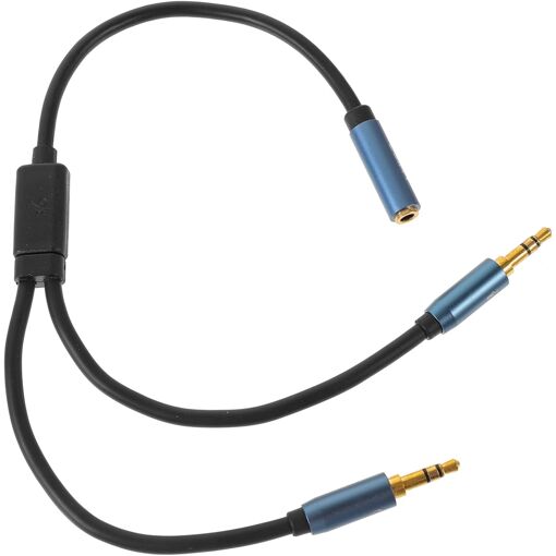 Subzonal Audio Adapter - Double Jack Cable for Headphones and Microphone