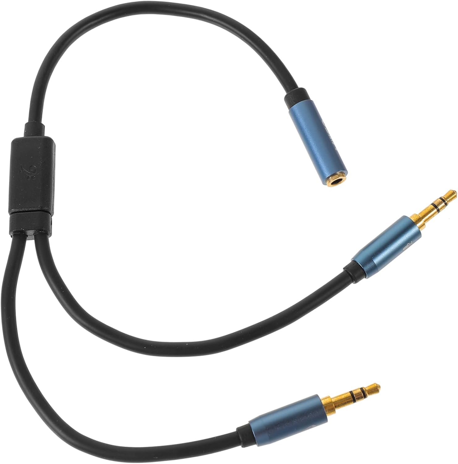 Subzonal Audio Adapter - Double Jack Cable for Headphones and Microphone