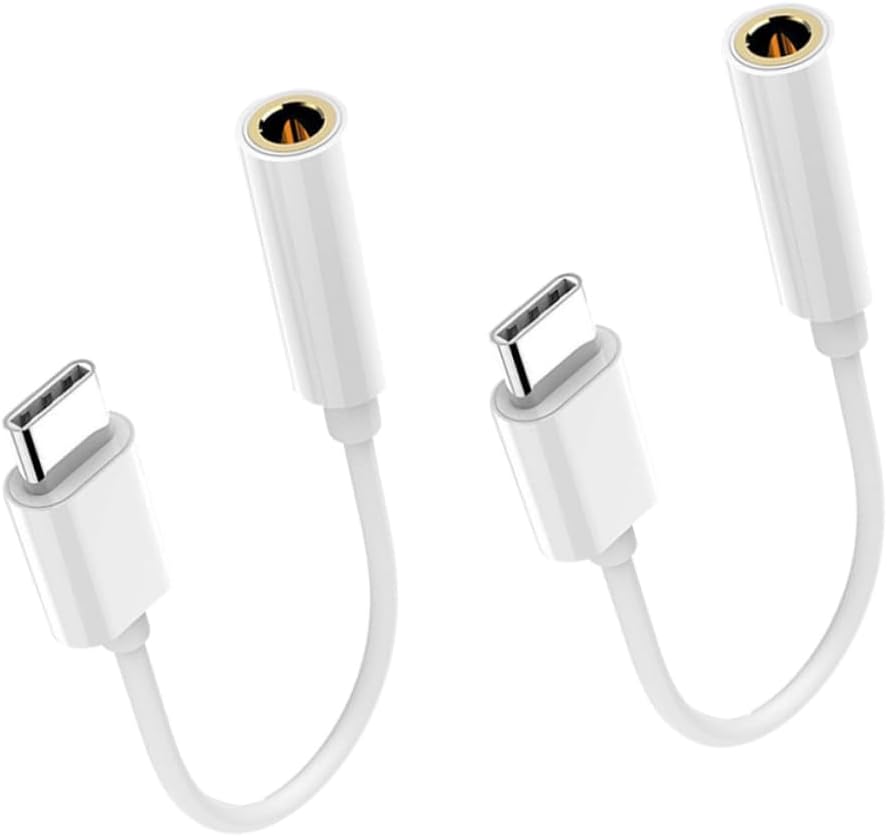 USB-C to 3.5mm Audio Adapter - 2 Piece Set