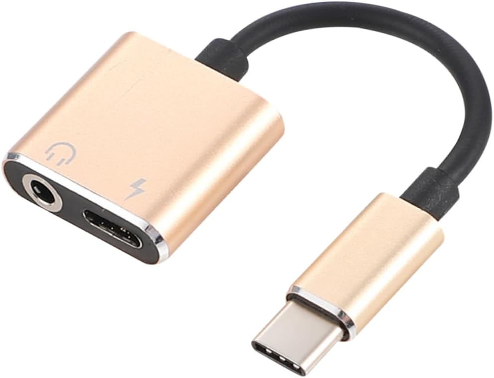 Subzonal USB-C to 3.5mm Audio Adapter - Aluminum Alloy, Charge and Play for Type-C Phones