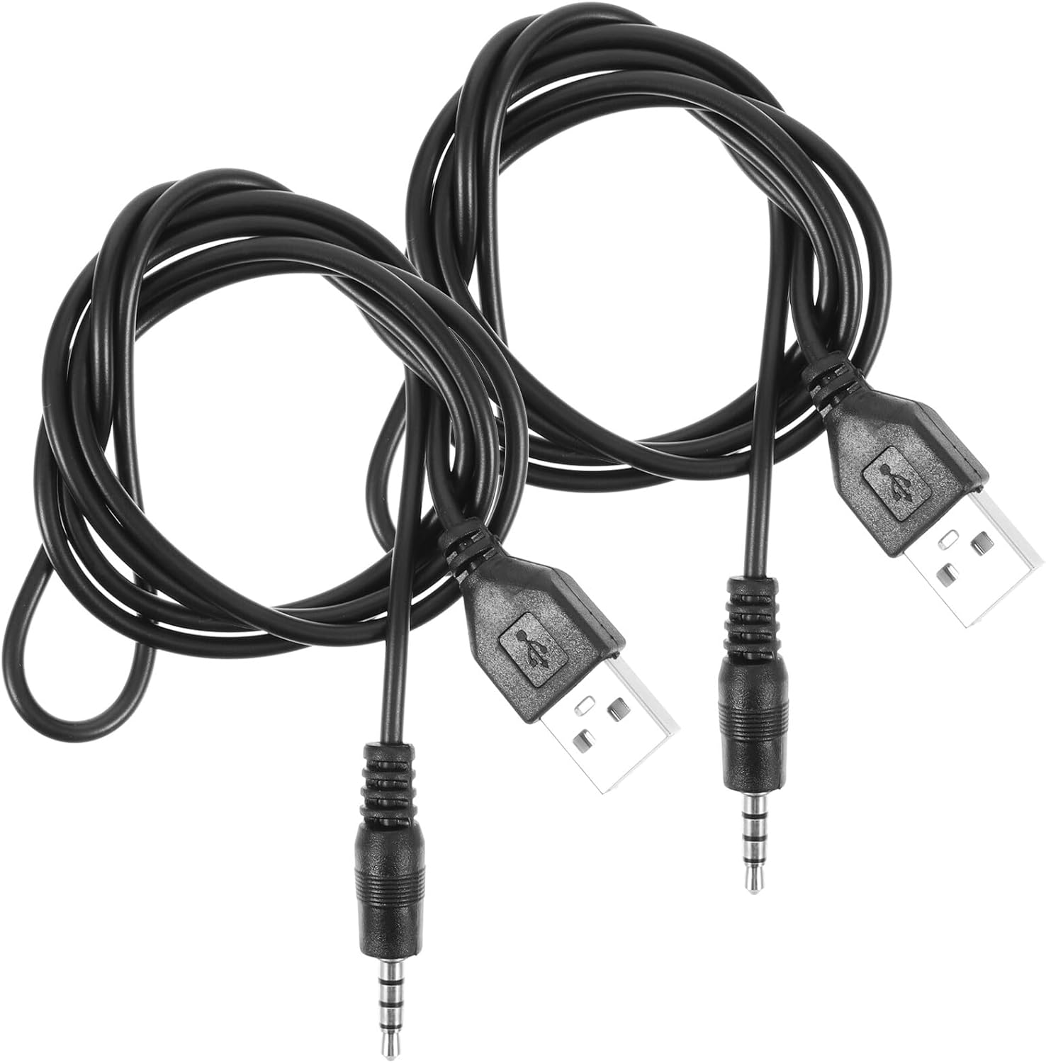 Câbles adaptateurs USB vers jack 3,5 mm - Lot de 2