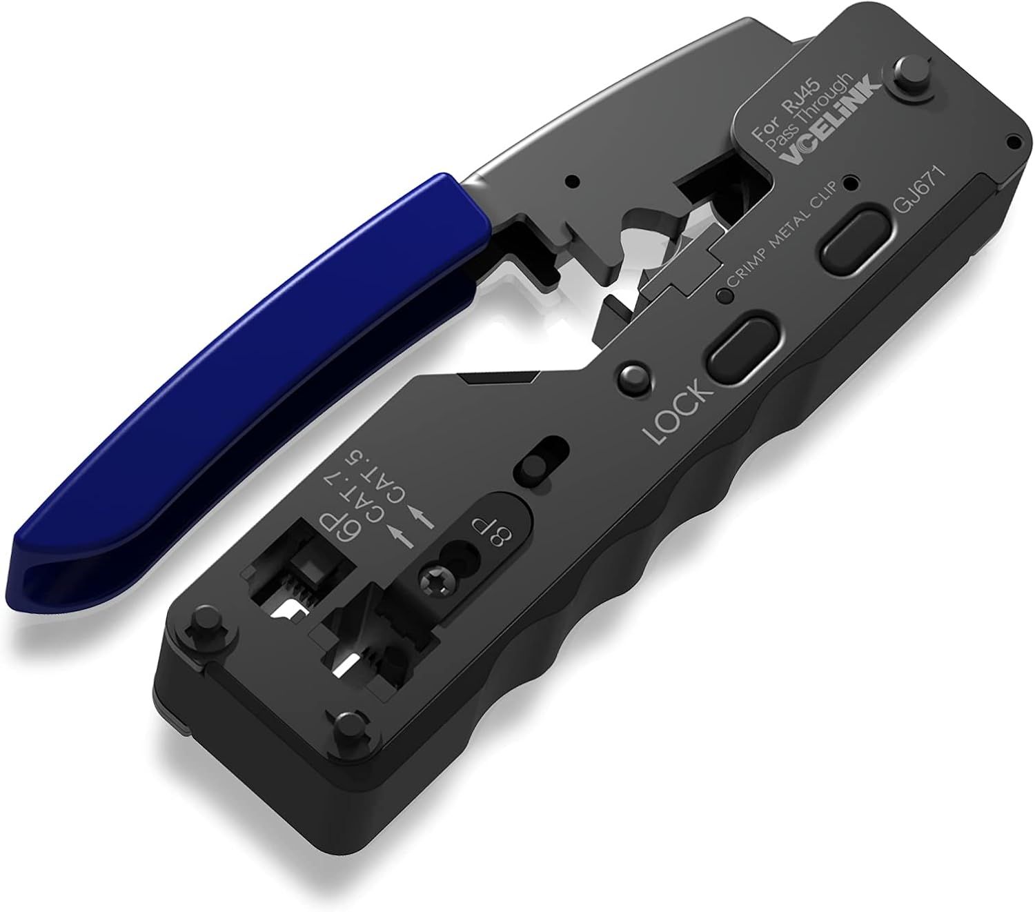 Subzonal RJ45 Crimping Pince for Network Connector CAT5/CAT5E/CAT6/CAT6A/CAT7