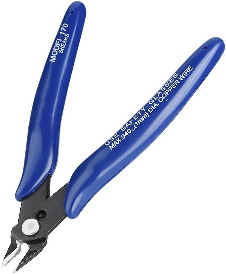Subzonal 3D Printer Pliers, PLATO170 Diagonal Pince with Oblique Beaks, 58-Degree Cutting Plier for 3D Printers