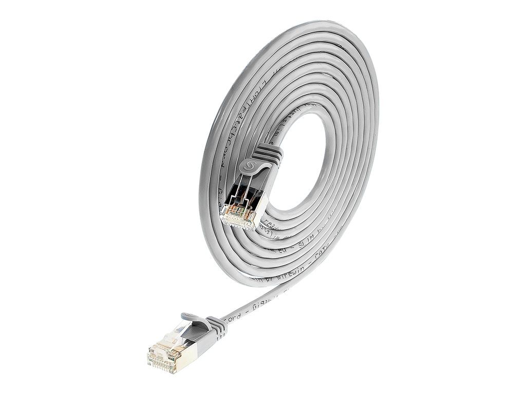 Câble Triotronik Wirewin Slim Light - 25 cm, RJ-45 vers RJ-45 - Cat 6, blindé F/FTP