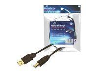 MediaRange Parallel Cable - USB Type A to B - 5m Black