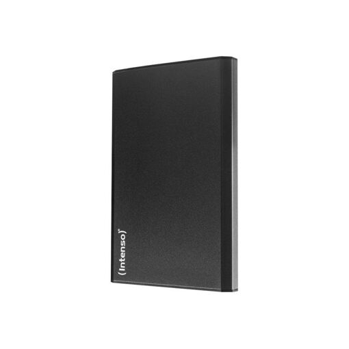 Intenso Memory Home - 500GB External Portable Hard Drive - 2.5" - USB 3.0 - 5400 RPM - 8MB Buffer - Charcoal Grey