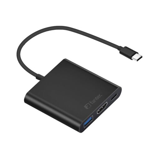 Adaptateur vidéo externe Fantec - USB-C vers HDMI - Noir