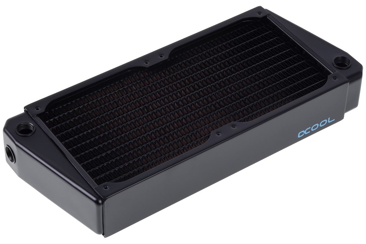 Radiador Alphacool NexXxoS XT45 de cobre completo X-Flow de 240 mm