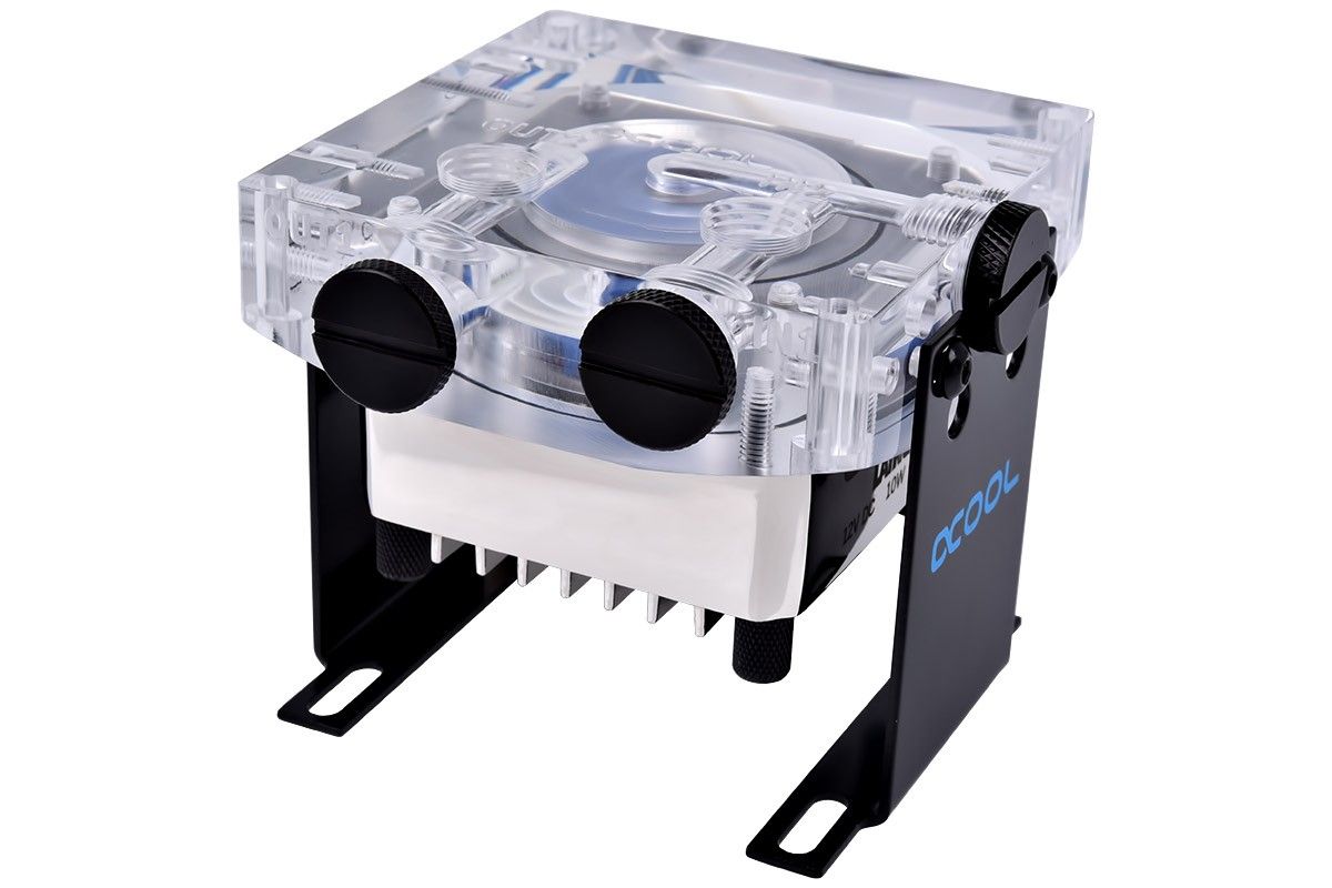 Alphacool Laing DDC310 - Ice Plate - Silver/Plexi