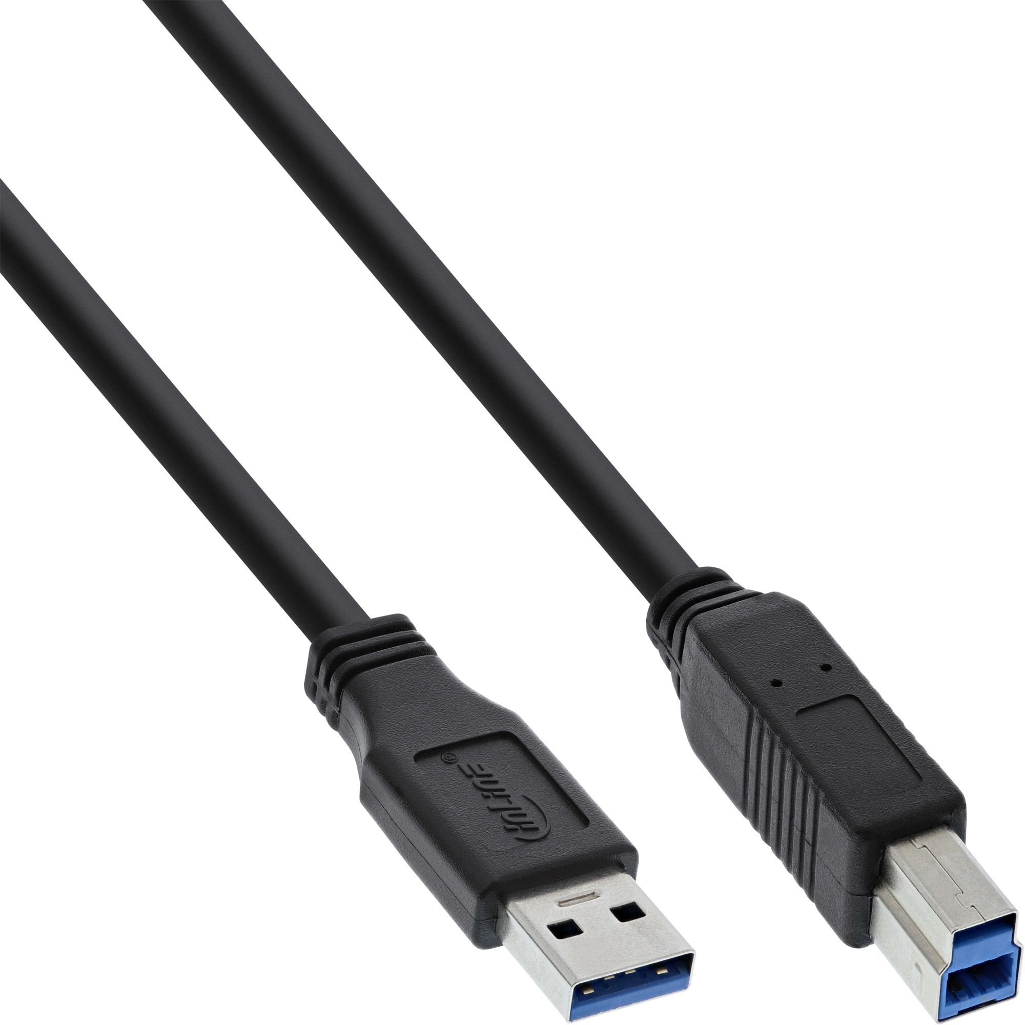 InLine 35305 USB Cable 0.5m A to B Black