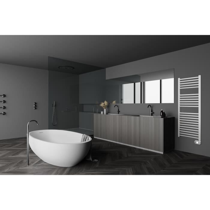 Thomson THSS700R - Electric Towel Rail Heater - 700W - Timer - Electronic Regulation