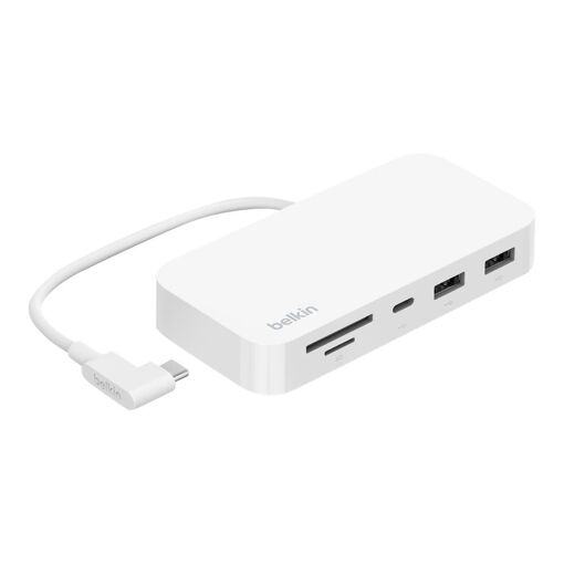 Belkin 6-in-1 Multiport Hub - USB-C Docking Station - 1GbE