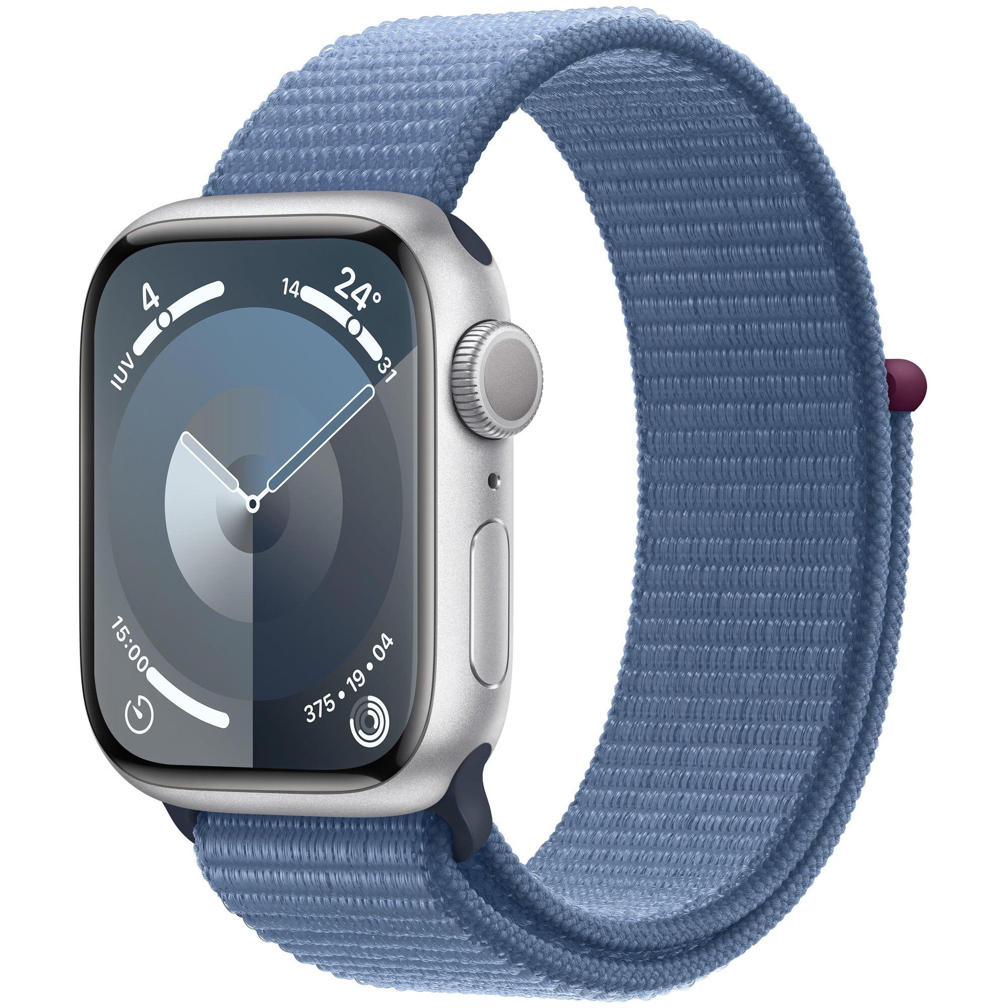 Apple Watch Series 9 GPS - 41mm Aluminum Case - Silver - Loop Bracelet