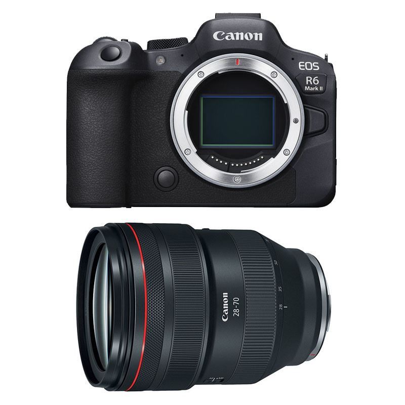 Canon Hybrid EOS R6 Mark II + RF 28-70mm f/2L USM Camera