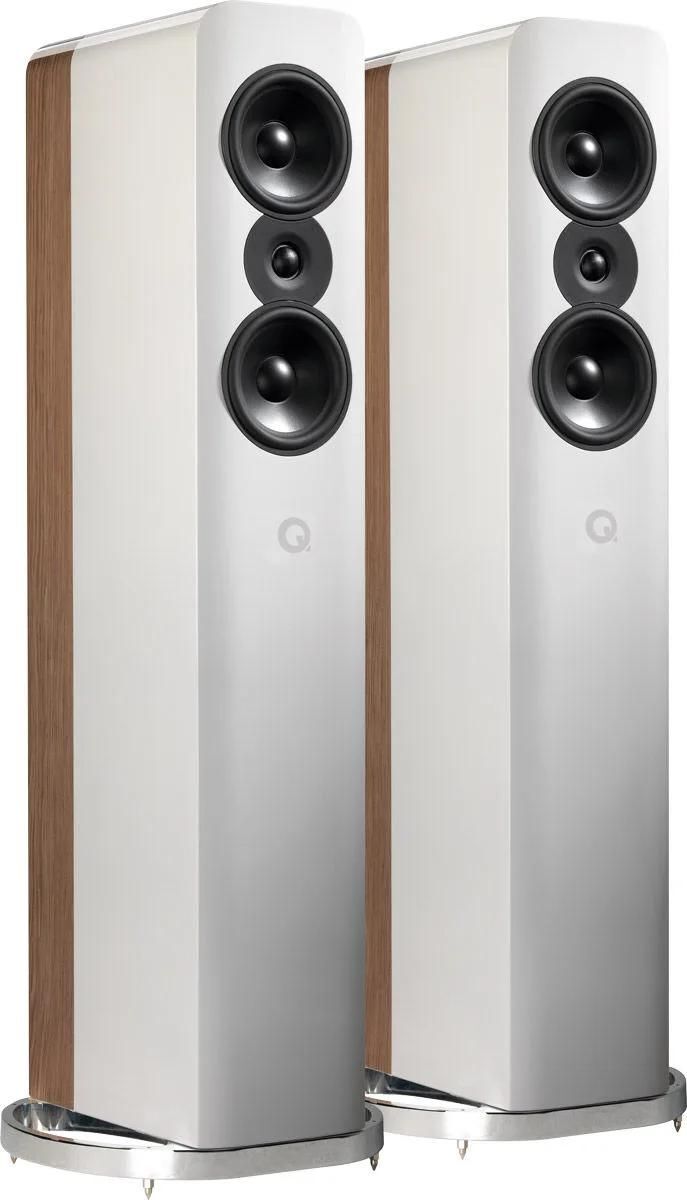Q Acoustics Concept 500 Speaker - White & Oak