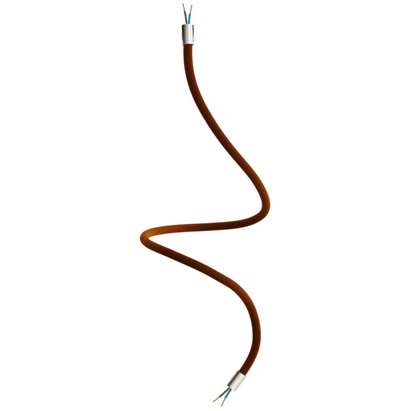 Creative Cables Flex Kit - Fabric-Covered Extension Tube with Metal Ends, 30/60/90cm, Titan Satin