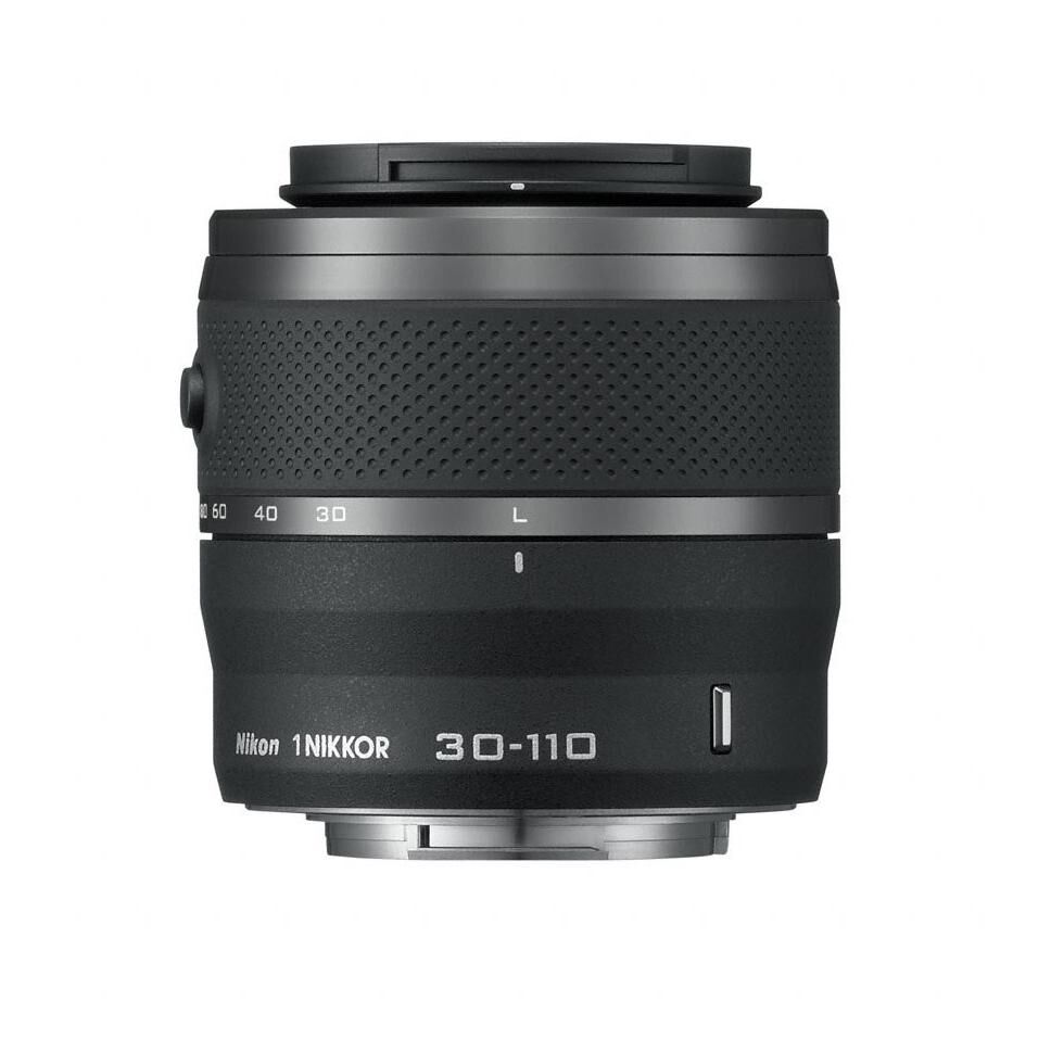 Nikon 1 Nikkor VR 30-110mm f/3.8-5.6 Telephoto Lens Black and Grey