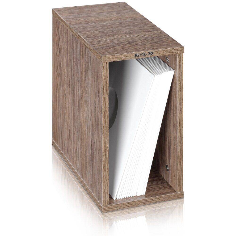 Zomo VS-Box 50 Vinyl Storage Box, Walnut