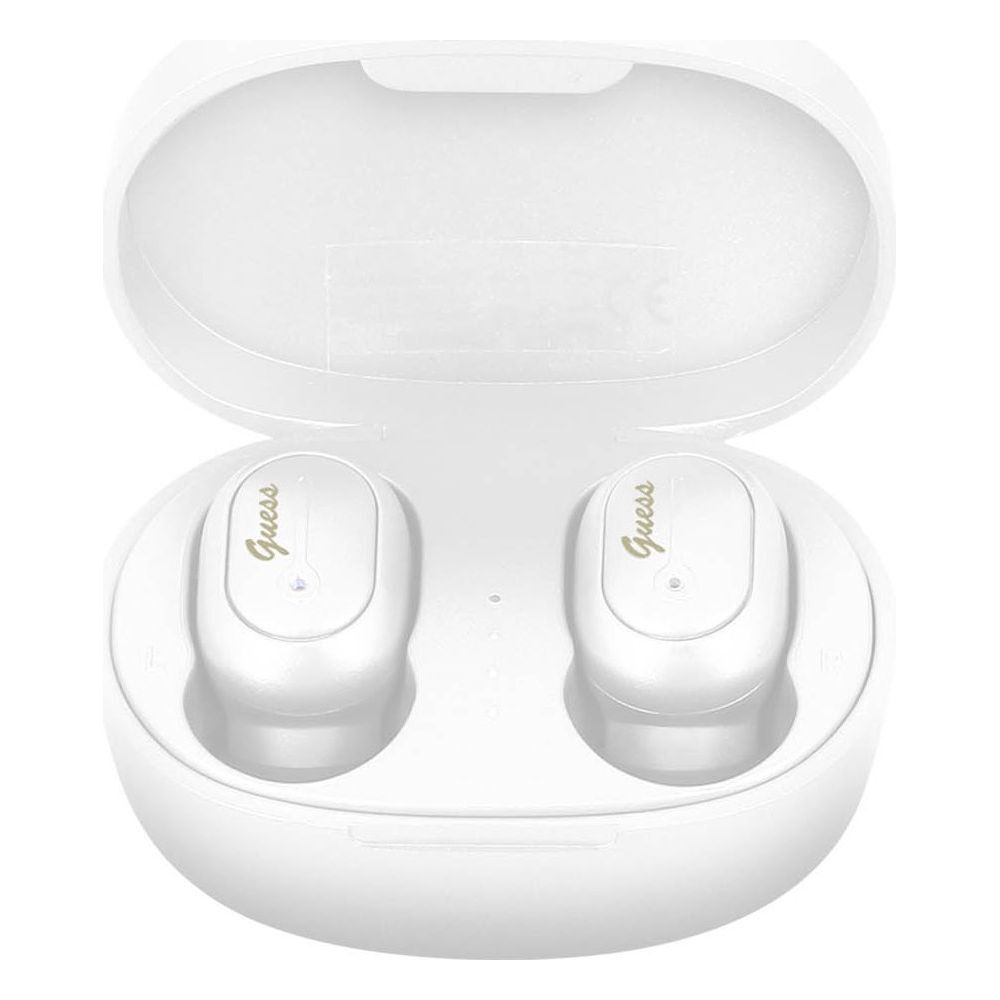 Guess Bluetooth Noise Cancelling Earbuds - 12H IPX4 White