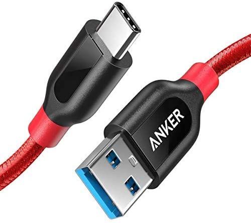 Anker USB-C to USB 3.0 Cable (90 cm, Braided Nylon, Solid) for USB-C Devices