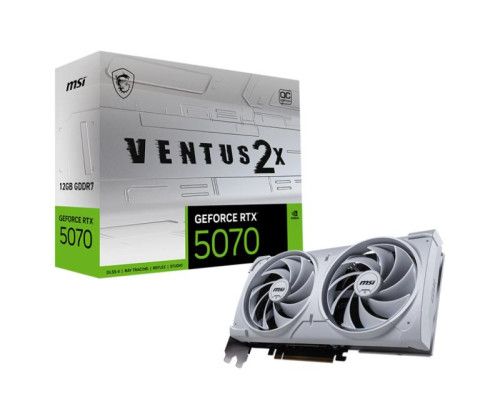 MSI RTX 5070 12G VENTUS 2X OC WHITE Graphics Card