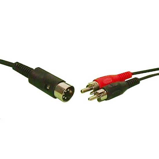 Euroconnex 5-Pin DIN to RCA Cable, 1.5m