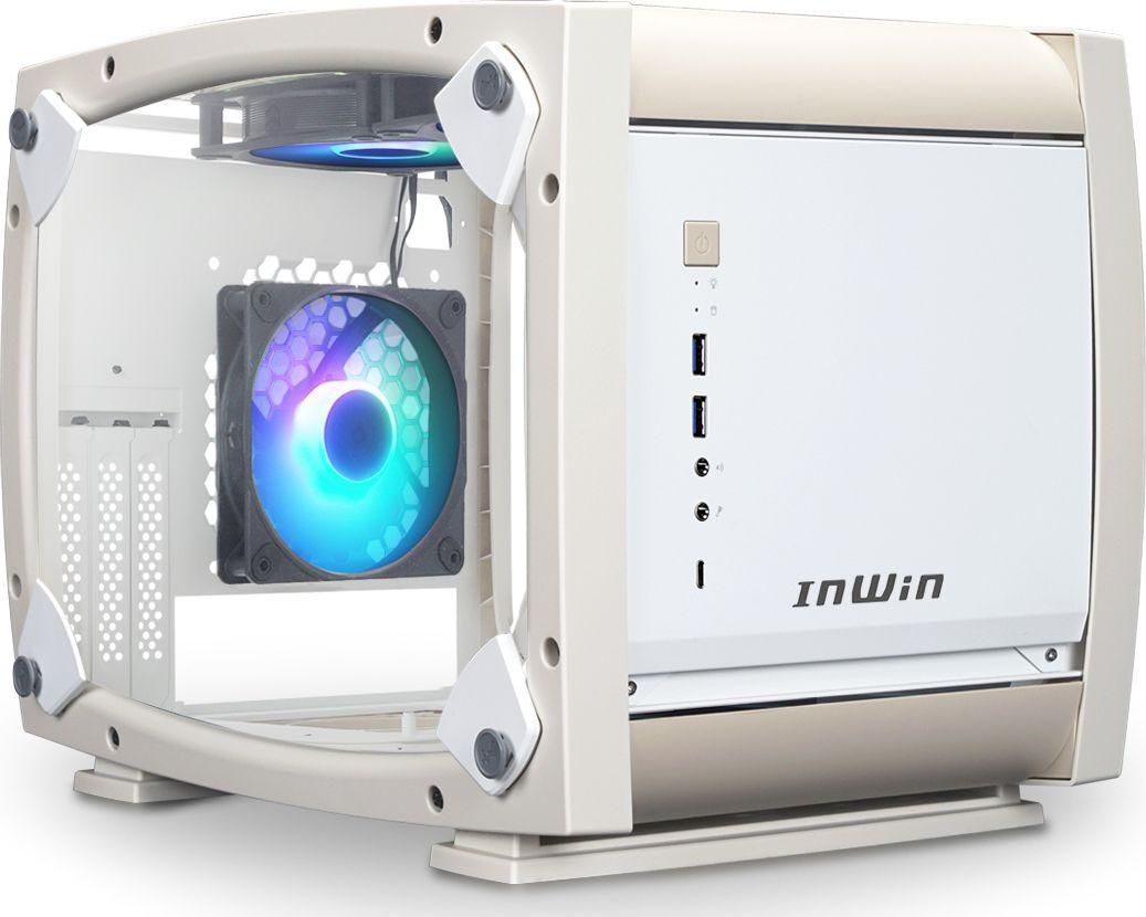 InWin Explorer Mini ITX Case - White/Beige