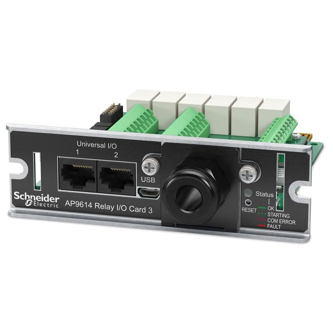 APC Network Management Card - Remote Monitoring - SmartSlot - 10/100 Ethernet x 2 + Secure Contact - for P/N: SURT5000XLIX438