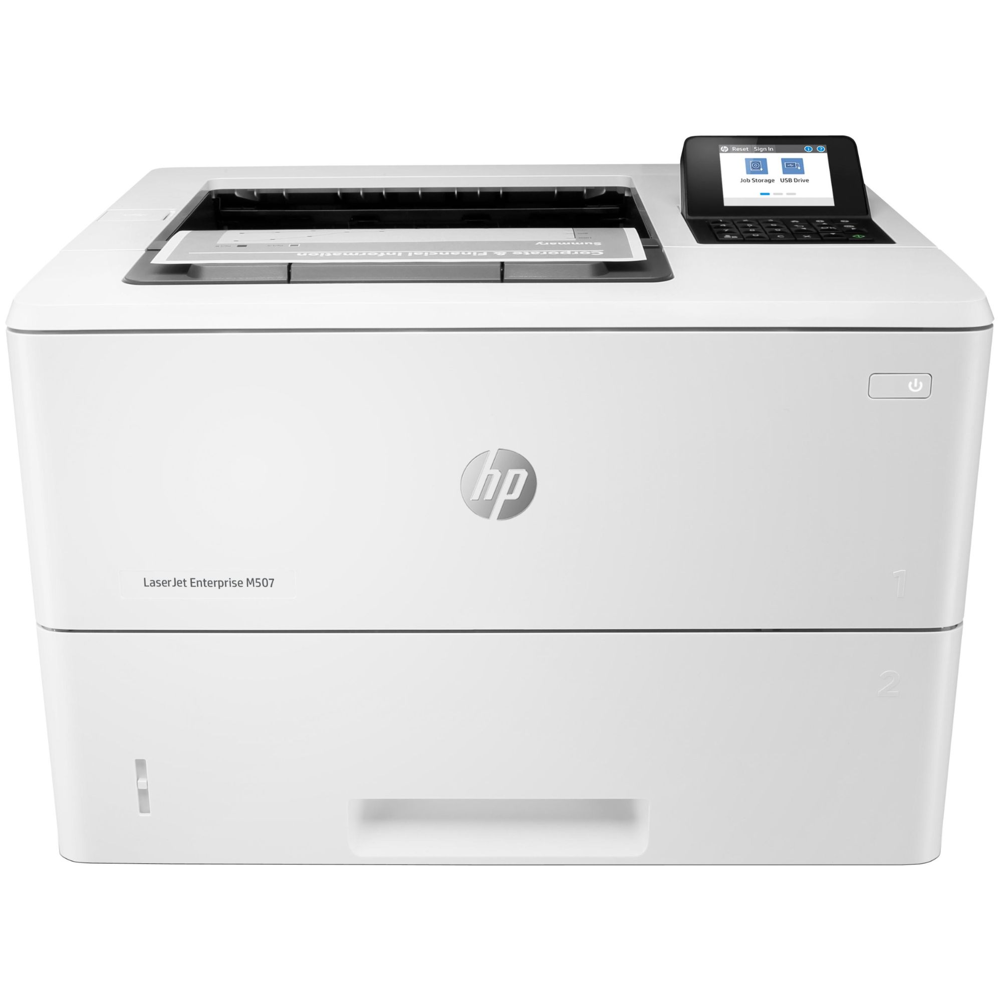 HP LaserJet Enterprise M507dn Black-and-White Printer, Only Ethernet; Duplex Printing