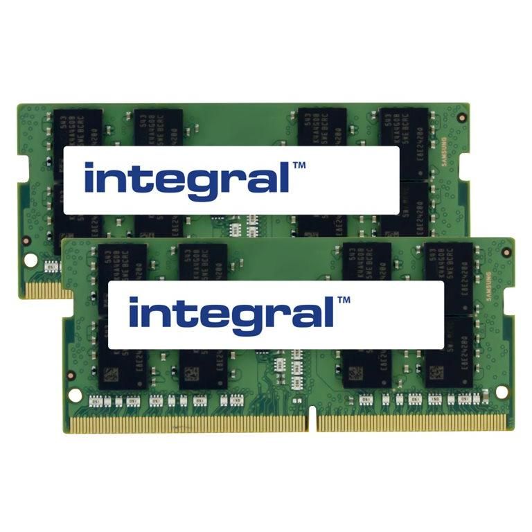 Integral DDR4 Kit - 16GB (2x8GB) SO-DIMM 260-pin - 2400MHz/PC4-19200 - CL17 - 1.2V - Unbuffered - Non ECC