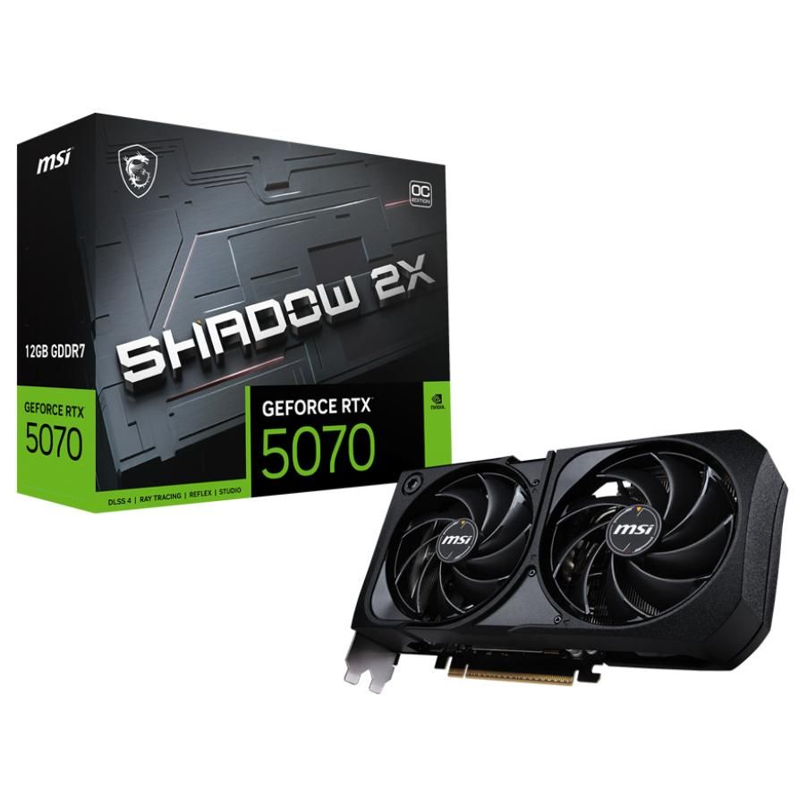 MSI GeForce RTX 5070 12G SHADOW 2X OC NVIDIA 12GB GDDR7