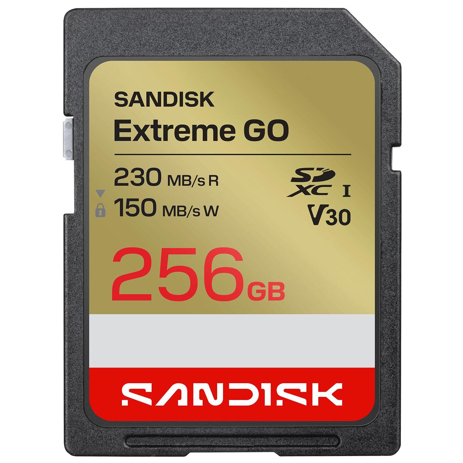 SanDisk Extreme Go - 256GB Flash Memory Card - UHS-I U3 SDXC