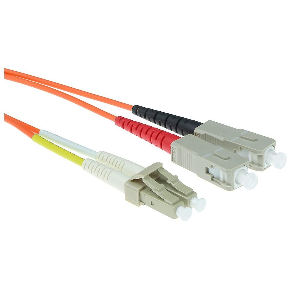 ACT RL8005 InfiniBand and Fiber Optic Cable 5m LC SC Orange